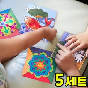전통 민화 도안 손쉬운 대왕 딱지 만들기 DIY 세트 키트 우리나라 호국보훈 교구 재료