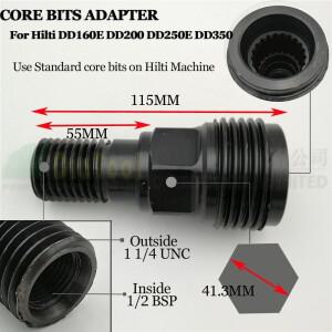 SHDIATOOL BL-BS 어댑터 (다이아몬드 코어 비트용) HILTI DD-BL 척 - 1-1/4