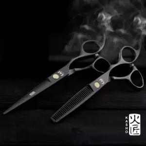 카쇼 미용가위 단품 숱가위 헤어컷가위 커트가위 셀프 앞머리자르기 숱치기 (W50B9DD)