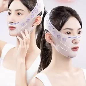 얼굴 밴드 페이스 리프팅 밴드 페이스 롤러 턱밴드 리프팅밴드 턱밴드 (WE4CF3C)
