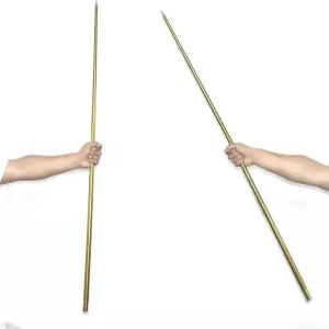 메탈 등장 지팡이와 비디오 튜토리얼 링크 전문 마술사를 위한 매직 완드 무대 클로즈업 트릭 포켓 스태프