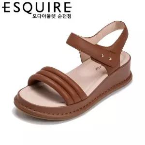 [에스콰이아]착화감 좋아 발편한 4cm 컴포트 샌들 YAEMSD714BR_SC