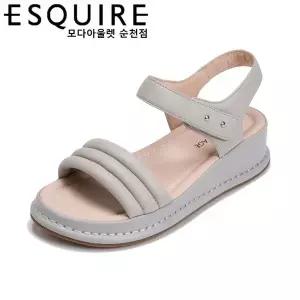 [에스콰이아]착화감 좋아 발편한 4cm 컴포트 샌들 YAEMSD715GY_SC