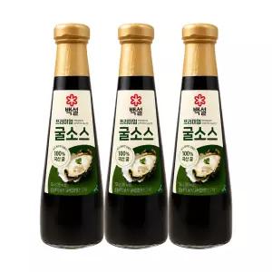 CJ제일제당 백설 프리미엄 굴소스 350g 3개