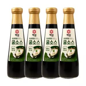 CJ제일제당 백설 프리미엄 굴소스 350g 4개