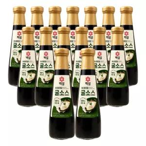 CJ제일제당 백설 프리미엄 굴소스 350g 15개