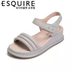 [에스콰이아]착화감 좋아 발편한 4cm 컴포트 샌들 YAEMSD715GY_SC