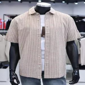 STCO 세이브존04 SS  체크 반팔셔츠 오버핏 2DS25265