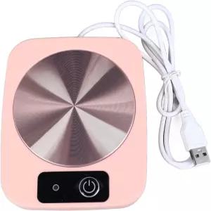 커피 머그 워머 55°C 스마트 항온 코스터 캔들 플레이트 책상용 USB 전원 우유 컵 히터 패드 차 전기 음료