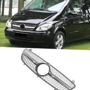 메르세데스벤츠 호환용 W639 Viano Vito 2006 | 앞 범퍼 그릴 후드 튜닝 레이싱 ABS