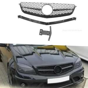 메르세데스벤츠 호환용 C 클래스 W204 C63 AMG 2008 | 앞 범퍼 그릴 후드 튜닝