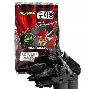 성산 구이용 바비큐 참숯 흑탄 불쏘시게 착화제 캠핑