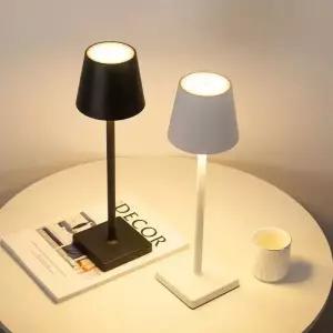 LED 책상 램프 Usb 충전식 테이블 바 레스토랑 분위기 무선 터치 호텔 침실에 대 한 방수 조명