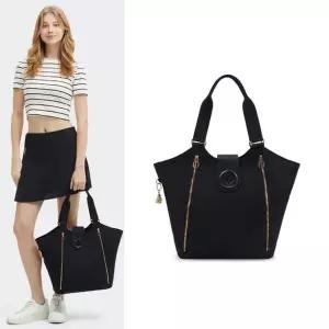 [키플링] 라지 사이즈 가오리백 토트백 숄더백 리시슬리 KPABT15 BKRS..