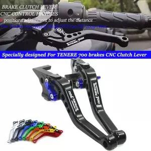 Tenere 700/World Raid/XTZ700/SP 오토바이 짧은 브레이크 클러치 레버에 조정 가능한 핸들 ？