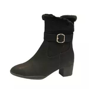 [롯데백화점]탠디 여성 앵클 퍼부츠 (굽 4CM) J1560_BLACK