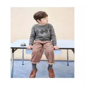 빈폴 키즈 아가일 그래픽 스웨트 셔츠 애쉬 (BI5941U024) U 5403118