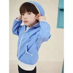 빈폴 키즈 에어리 그래픽 바람막이 점퍼 스카이 블루 (BI5339U07Q) U07Q 49