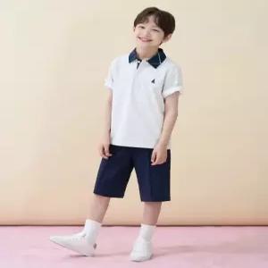 빈폴 키즈 체크 포인트 칼라 반소매 상하세트 - 베이지 BI6342U01A U01A 6196057