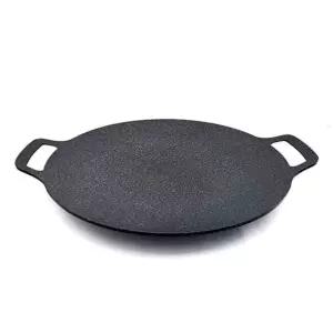 깊은 무쇠그릴팬 고기불판 그리들팬 국내산 주물그리들 캠핑 38cm