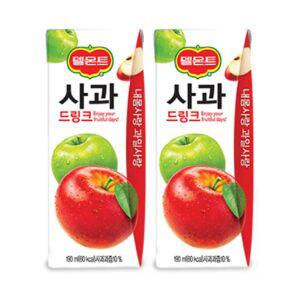[기타]델몬트 사과 드링크 190ml 48팩