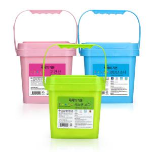 세제의기본(세스퀴탄산소다+과탄산소다+구연산)X2kg+계량스푼
