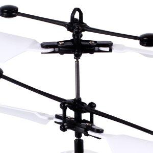 GEEKISTORE 다채로운 미니 빛나는 LED 드론 라이트 크리스탈 볼 유도 쿼드 콥터 항공기 비행 공 헬리콥터