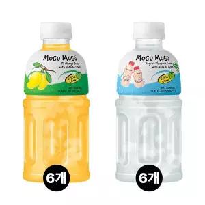 모구모구 망고 6 + 요거트 6 총 320ml x 12페트 요구르트 망고향