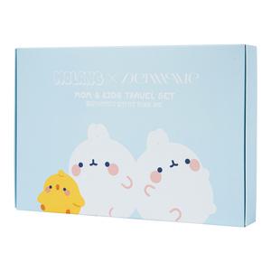 몰랑이X덴띠끄 맘앤키즈(휴대용 여행용 칫솔 치약 세트)