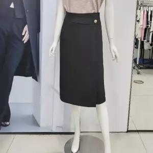 Abfz DP01 버튼장식 미디 정장 스커트 대동백화점 AFY3GSA2
