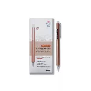 아가페 쓰기성경펜 오피스펜 200Plus 블랙1box 골드