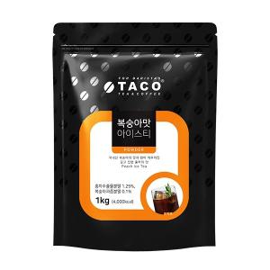 타코 복숭아맛 아이스티 1kg 12개
