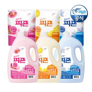 피죤 섬유유연제 3.1L 용기 x 2개+2100ml 리필 x 2개