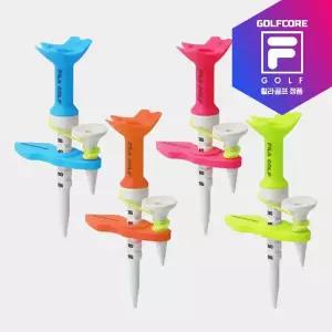 [휠라](1+1/총2개)[휠라골프] 마그네틱 자석 골프티 높이조절 에이밍티 컨트롤 눈금티꽂이-2개