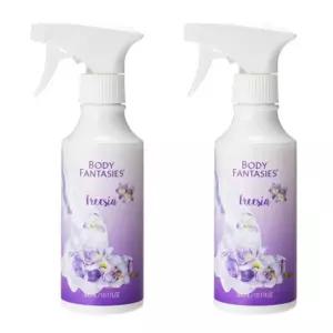 바디판타지 패브릭 섬유 탈취제 프리지아 300ml X2개