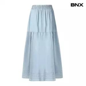 캉캉 데님 밴딩 스커트 (BX2SK006L0)