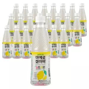 미에로화이바 솔트레몬 대용량 탕비실음료 식이섬유 수분충전 레몬 음료 24개 350ml