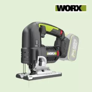 웍스 20V 충전 직소 WU550.9 직쏘기 베어툴 목재 철재 무선 절단 재단 컷팅