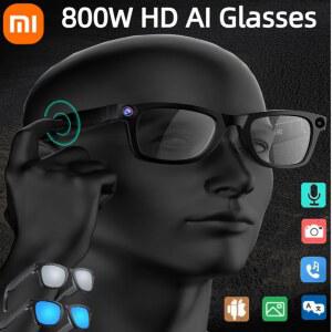 Xiaomi 800W 픽셀 HD 스마트 안경 G300 AI GPT 카메라 블루투스 통화 번역 개체 식별 광변색 렌즈
