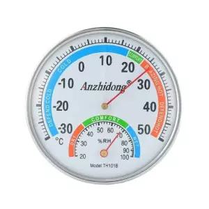 화이트 아날로그 온습도계 벽걸이 탁상 온도계 습도기 온도축정기 (WE043CA)