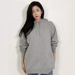 베트멍 FW 자수 로고 오버사이즈 후드티 그레이 UA53HD260G