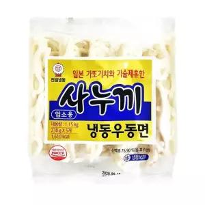 천일식품 사누끼 우동면 냉동 5입 1.15kg (WFIP64Q)