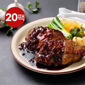 흑닭 그릴드 닭다리살 블랙갈릭맛100g 20팩