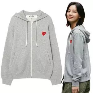 (국내발송) 꼼데가르송 후드 집업 (AX-T168-051-1-8)
