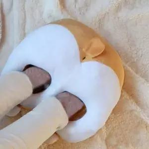 푹신한 usb 발 히터 귀여운 온열 발 난로 휴대용 겨울철