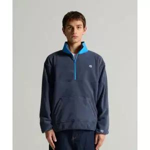 챔피온 CHAMPION 헤리티지 폴라텍 루즈핏 하프 집업 플리스 Navy 915285