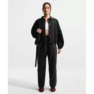 나이키 NIKE 스포츠웨어 오버사이즈 미드라이즈 트랙 팬츠 W - 블랙: IF0219-010 918520