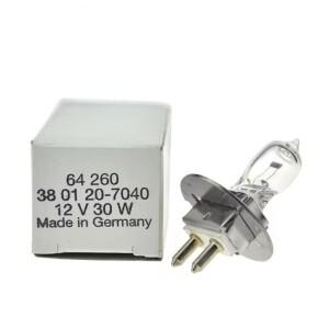 호환 OSRAM 64260 안과 수술용 현미경용 슬릿 램프 전구  PG22  64 3801  20-7040 12V  30W