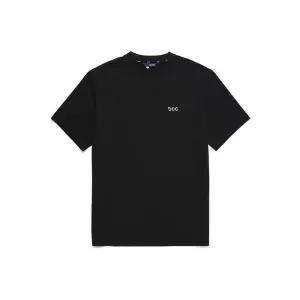 [하프클럽/블랙야크]블랙야크 공용 bcc레오로고 티셔츠S R1BYTSM2910-BK