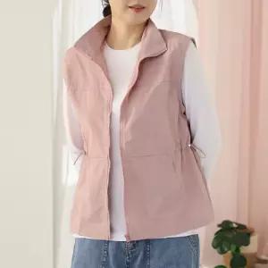 오즈 바스락 허리 스트링 베스트 /여성 데일리 바람막이 조끼 UVT103
